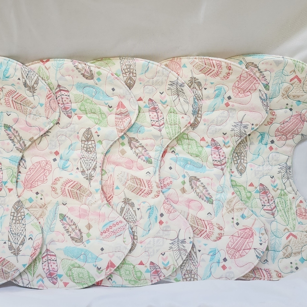 5 Burp Cloths